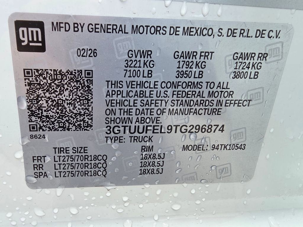 2026 GMC Sierra 1500 AT4X