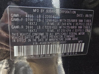 2022 Subaru Outback Touring