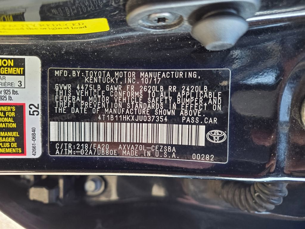 2018 Toyota Camry LE