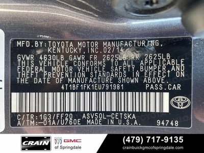2014 Toyota Camry L