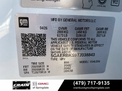 2026 Buick Enclave Sport Touring