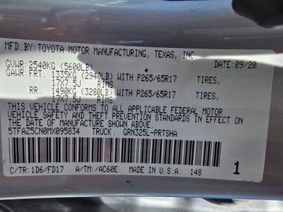 2021 Toyota Tacoma 2WD SR5