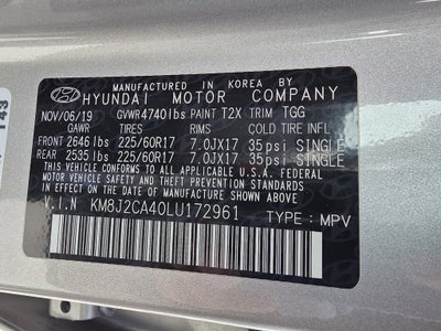 2020 Hyundai Tucson SE