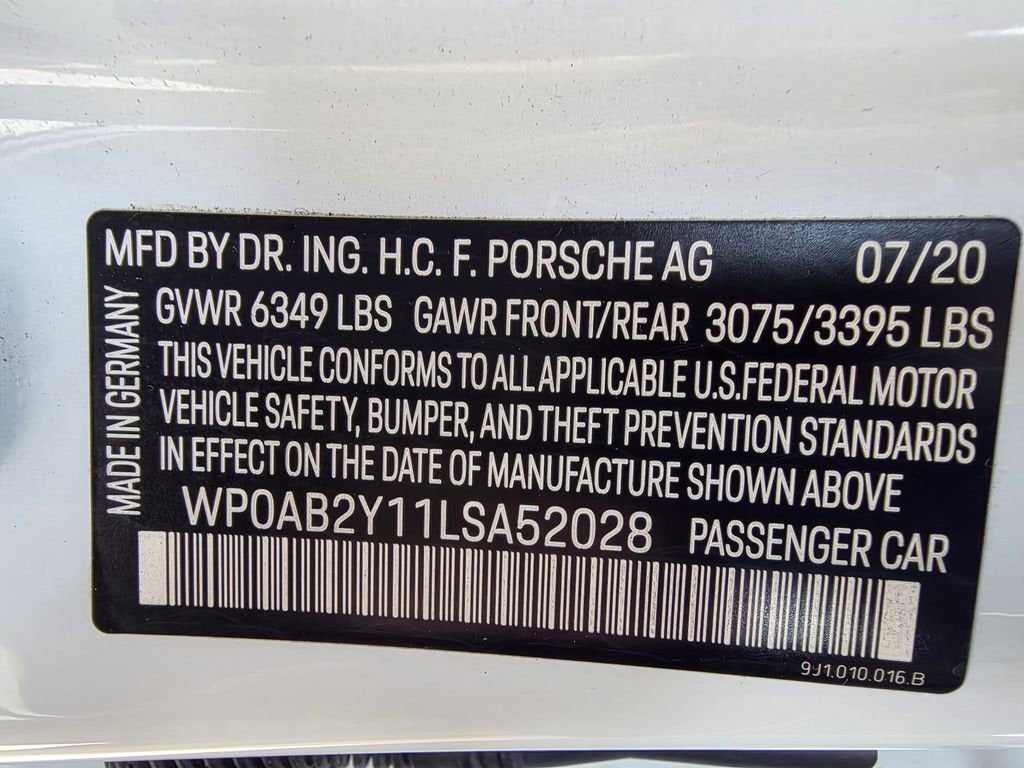 2020 Porsche Taycan 4S