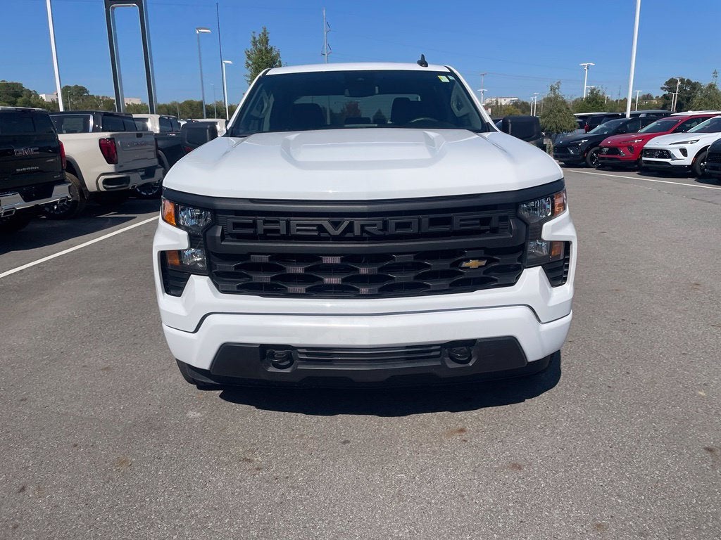 Certified 2024 Chevrolet Silverado 1500 Custom with VIN 1GCPDBEKXRZ216200 for sale in Little Rock