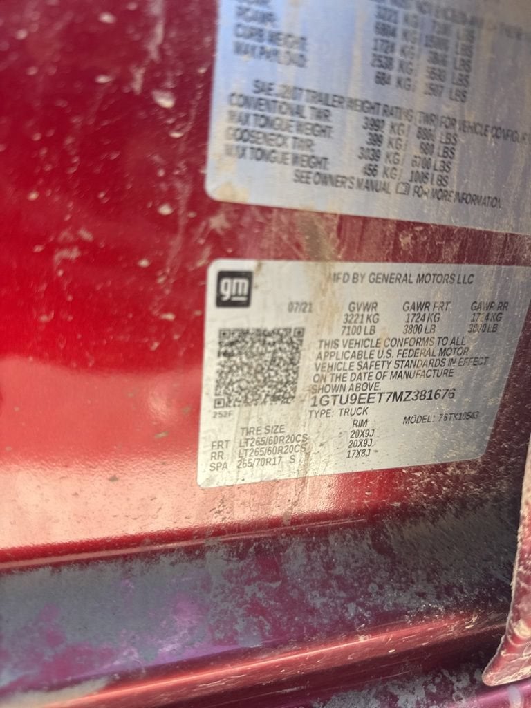 2021 GMC Sierra 1500 AT4