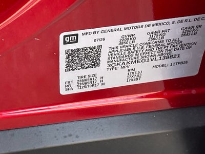 2027 GMC Terrain Elevation
