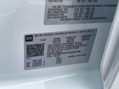 2026 GMC Sierra 1500 SLE