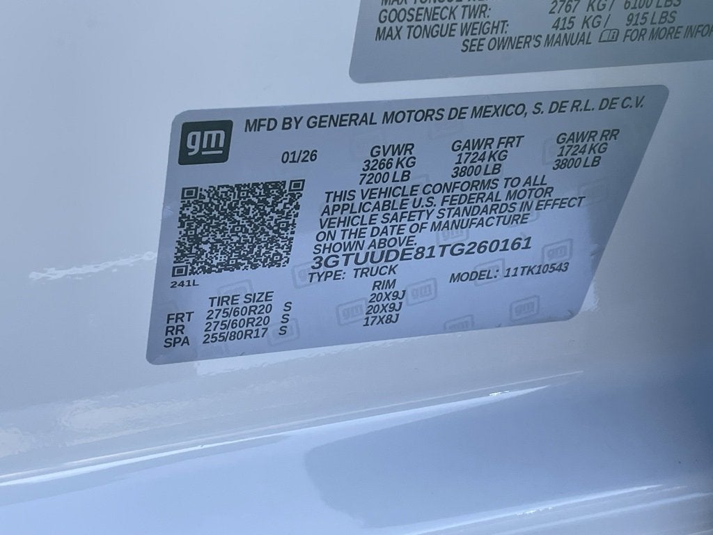 2026 GMC Sierra 1500 SLT