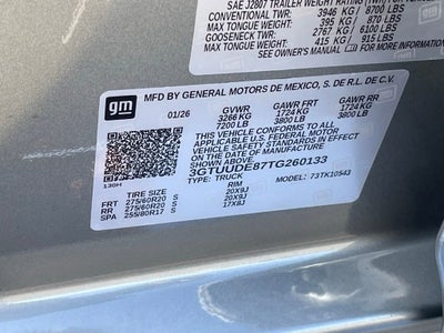 2026 GMC Sierra 1500 SLT