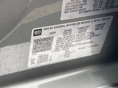 2026 GMC Sierra 1500 SLT