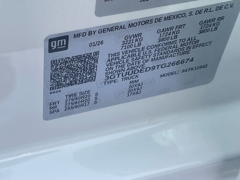 2026 GMC Sierra 1500 SLT