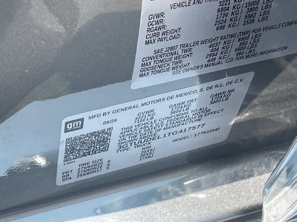 2026 GMC Sierra 1500 SLT