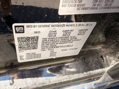 2026 GMC Sierra 1500 AT4X