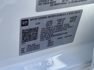 2026 GMC Sierra 1500 AT4X