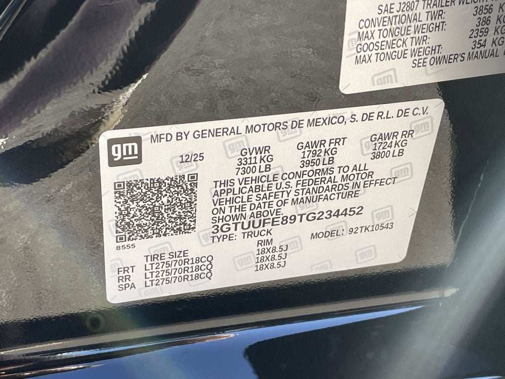 2026 GMC Sierra 1500 AT4X