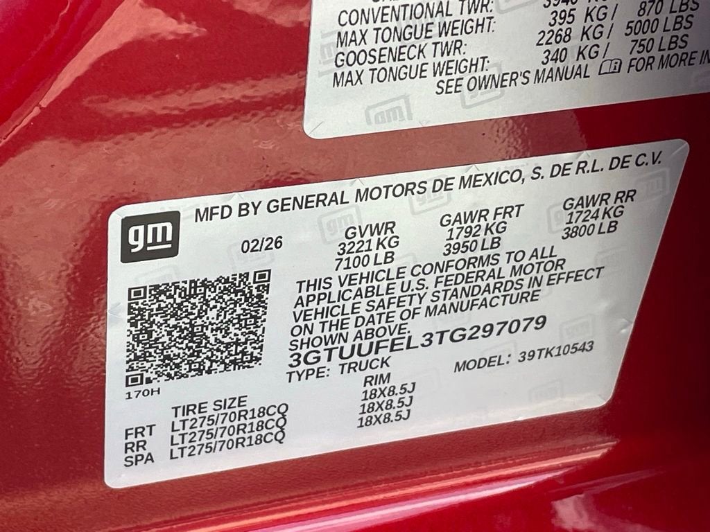 2026 GMC Sierra 1500 AT4X