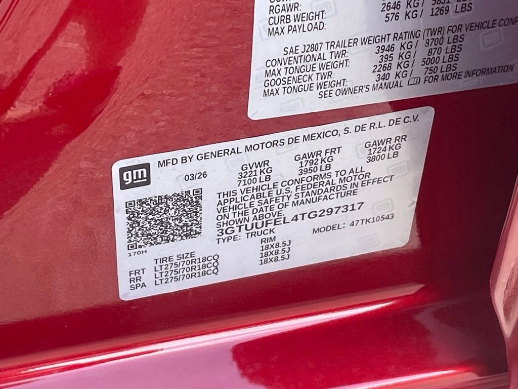 2026 GMC Sierra 1500 AT4X