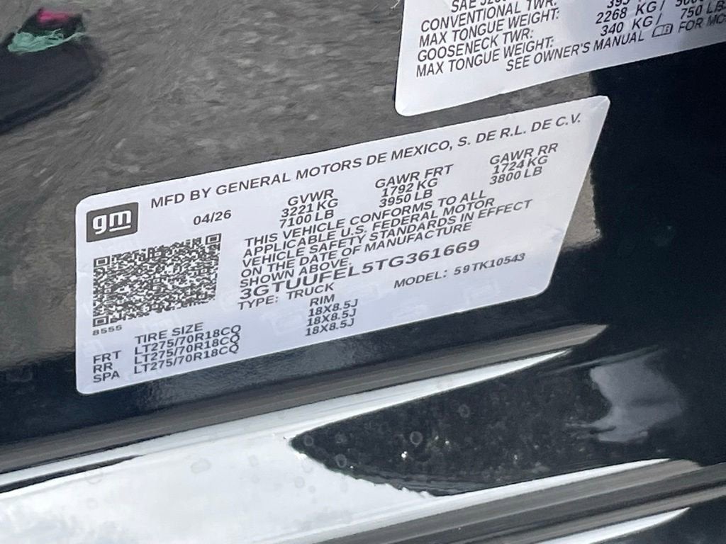 2026 GMC Sierra 1500 AT4X