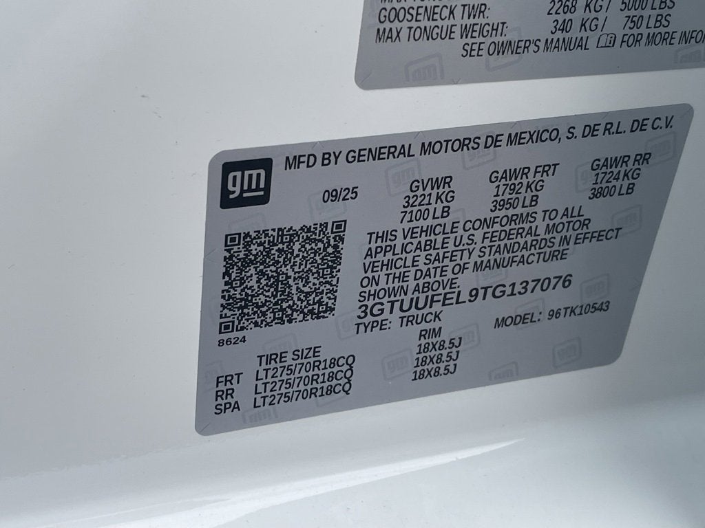 2026 GMC Sierra 1500 AT4X