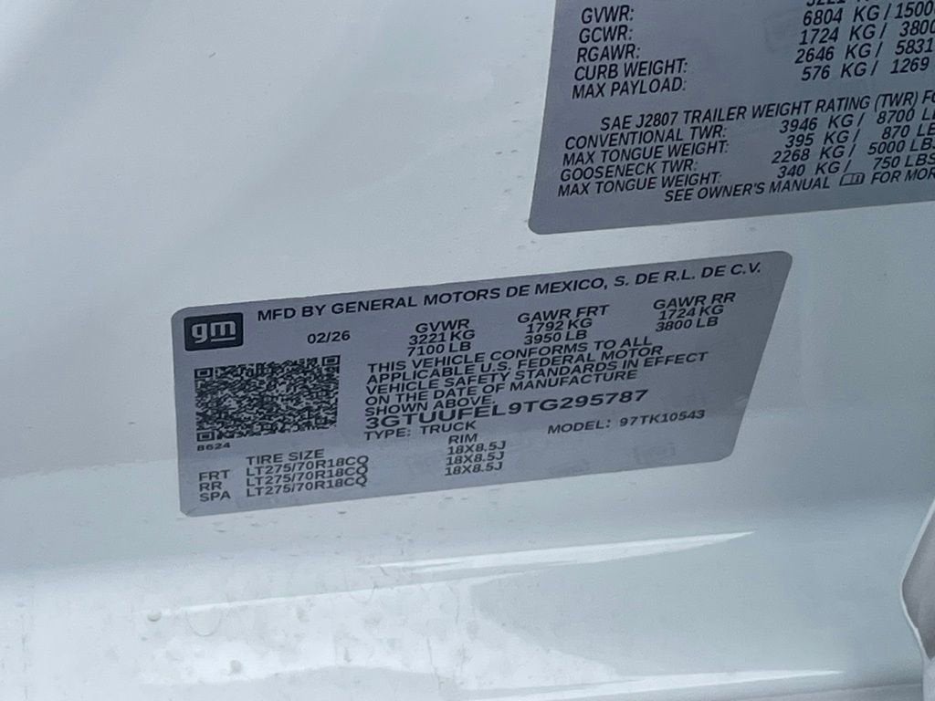 2026 GMC Sierra 1500 AT4X