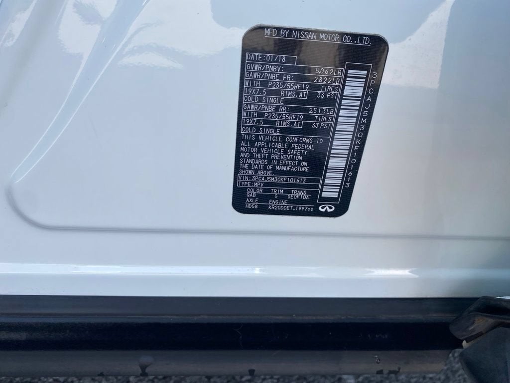 2019 INFINITI QX50 ESSENTIAL