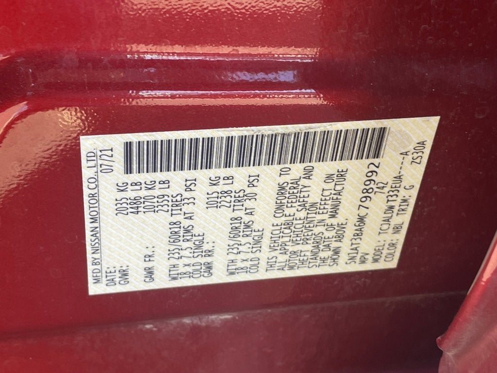 2021 Nissan Rogue SV