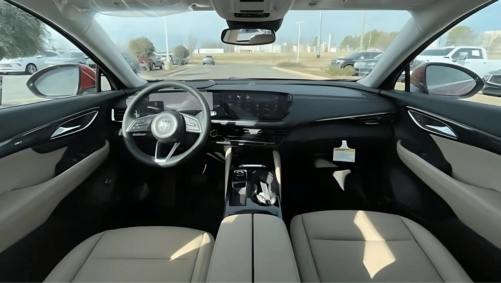 Interior View of the 2025 Buick Envision