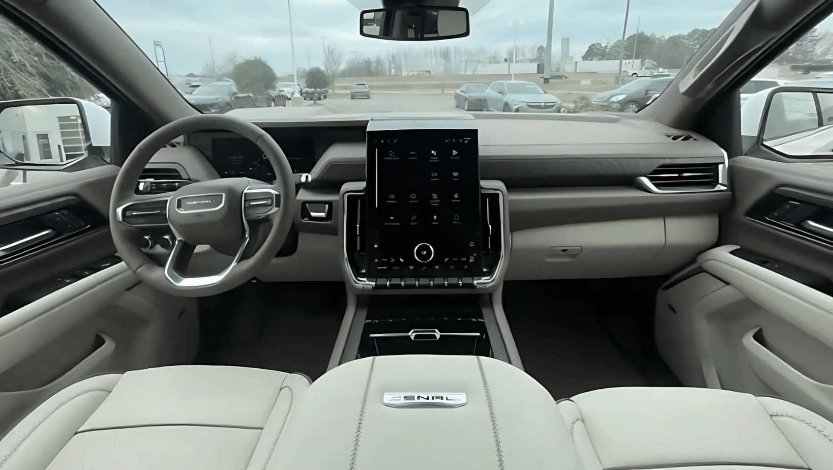 Interior View of the 2025 GMC Yukon XL