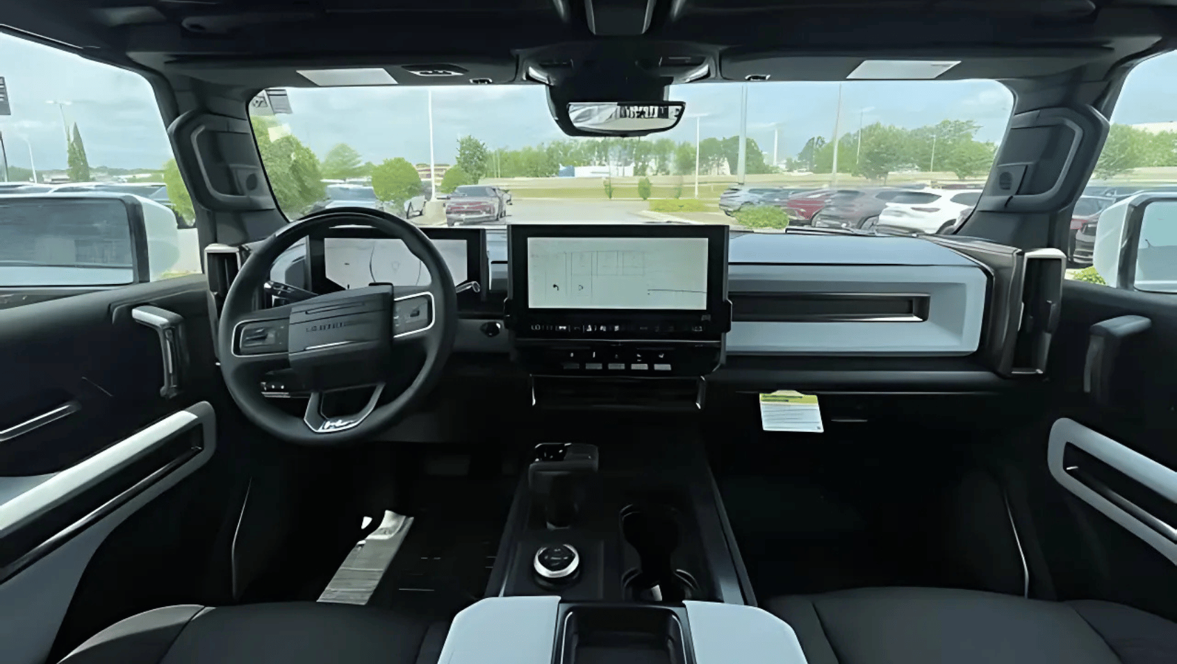 Interior View of the 2025 GMC Hummer EV SUV